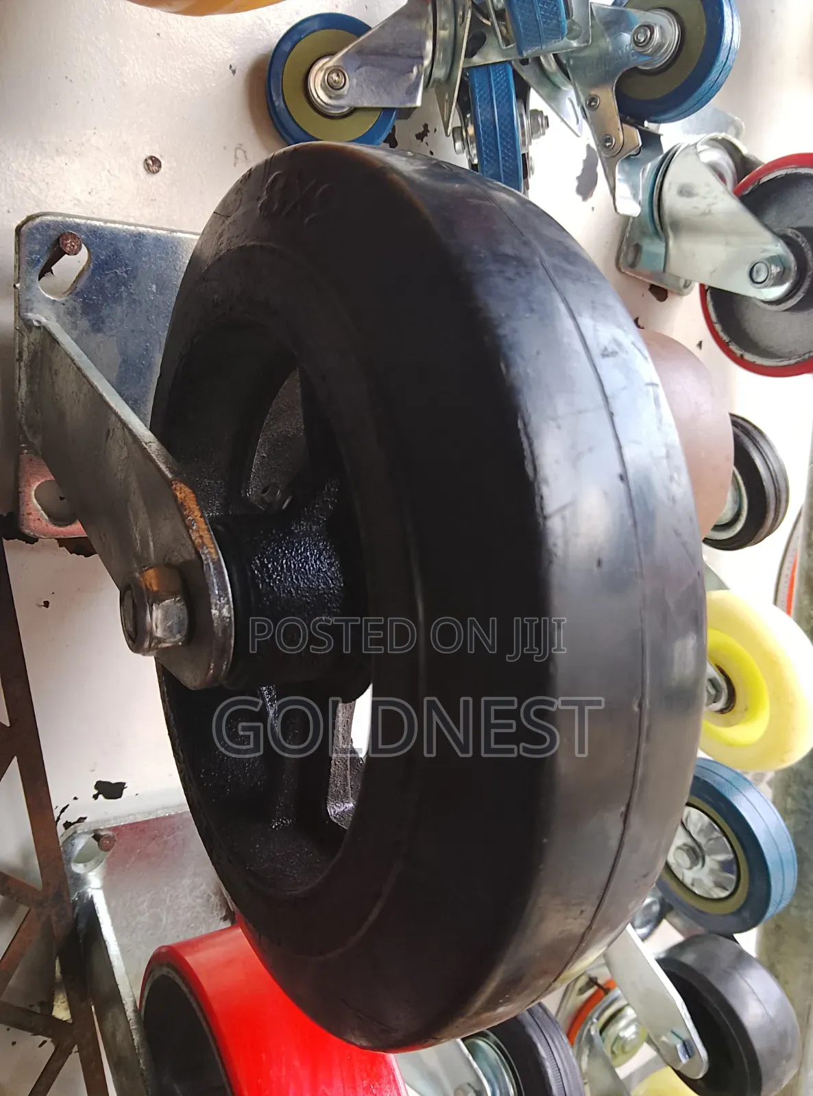 Heavy-Duty Industrial Cast Iron Caster Wheel / Scaffold Wheel