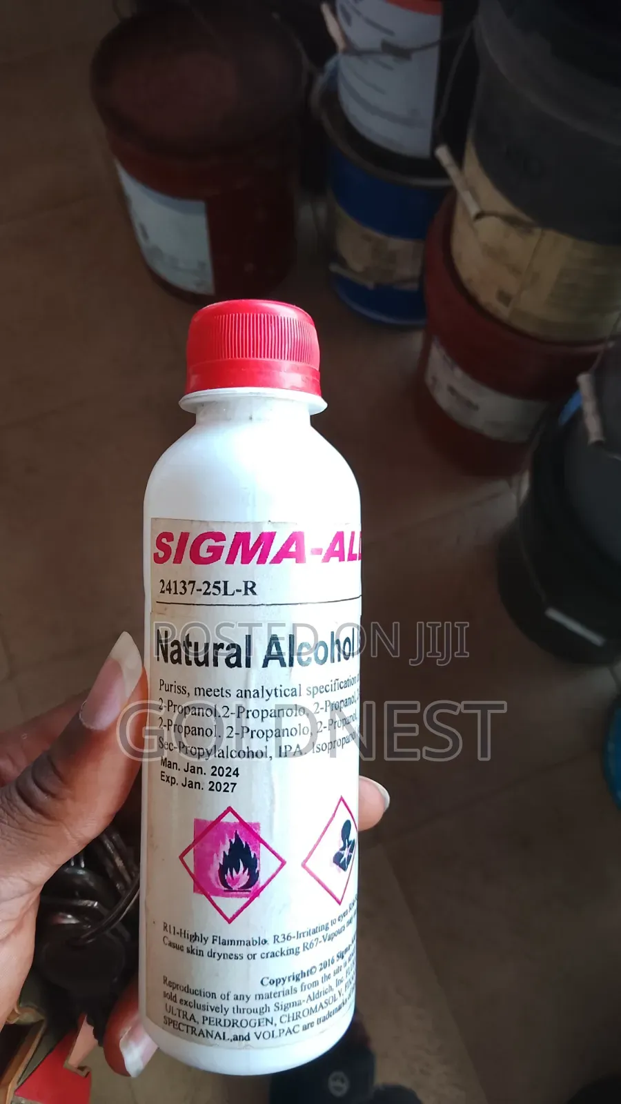 Sigma Aldrich Natural Isopropyl Alcohol (Isol Propanol)