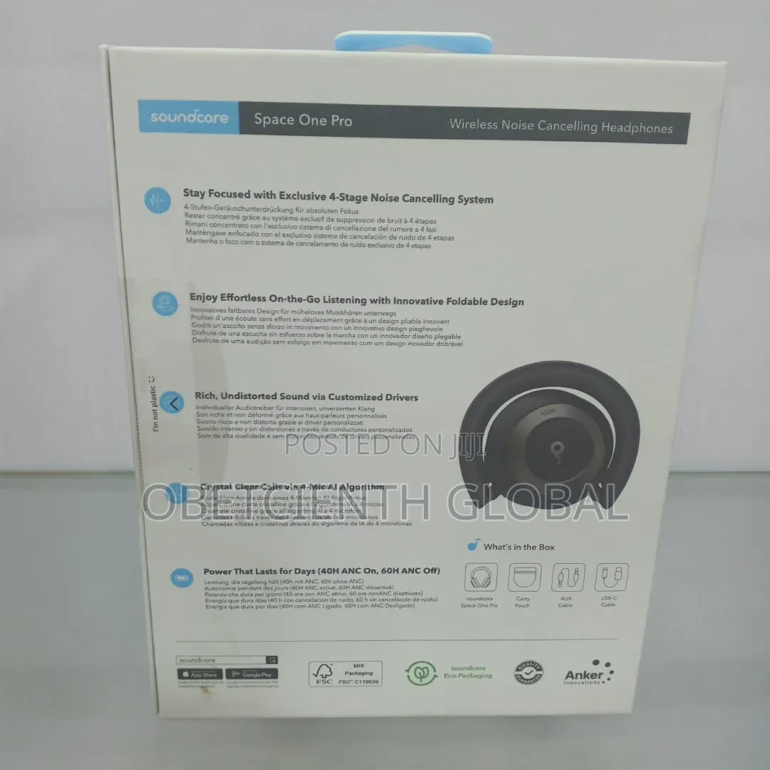 Anker Soundcore Space One Pro Wireless Noise-Cancelling Headphone