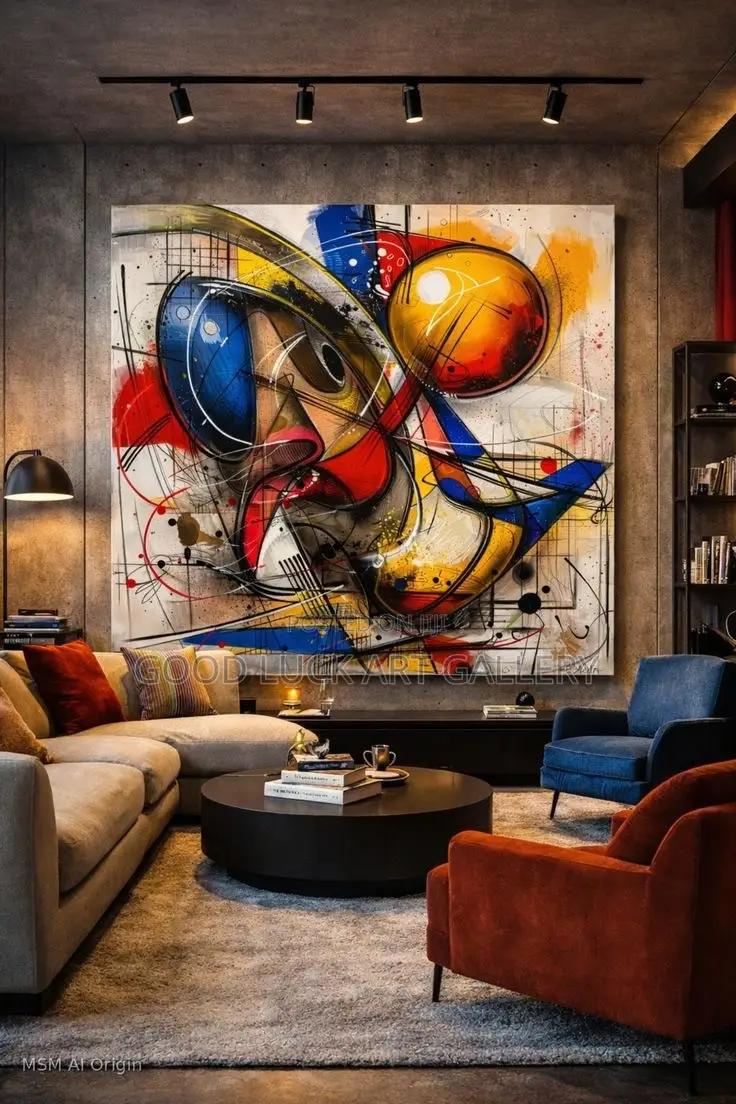 Good Luck Art Colorful Geometric Art