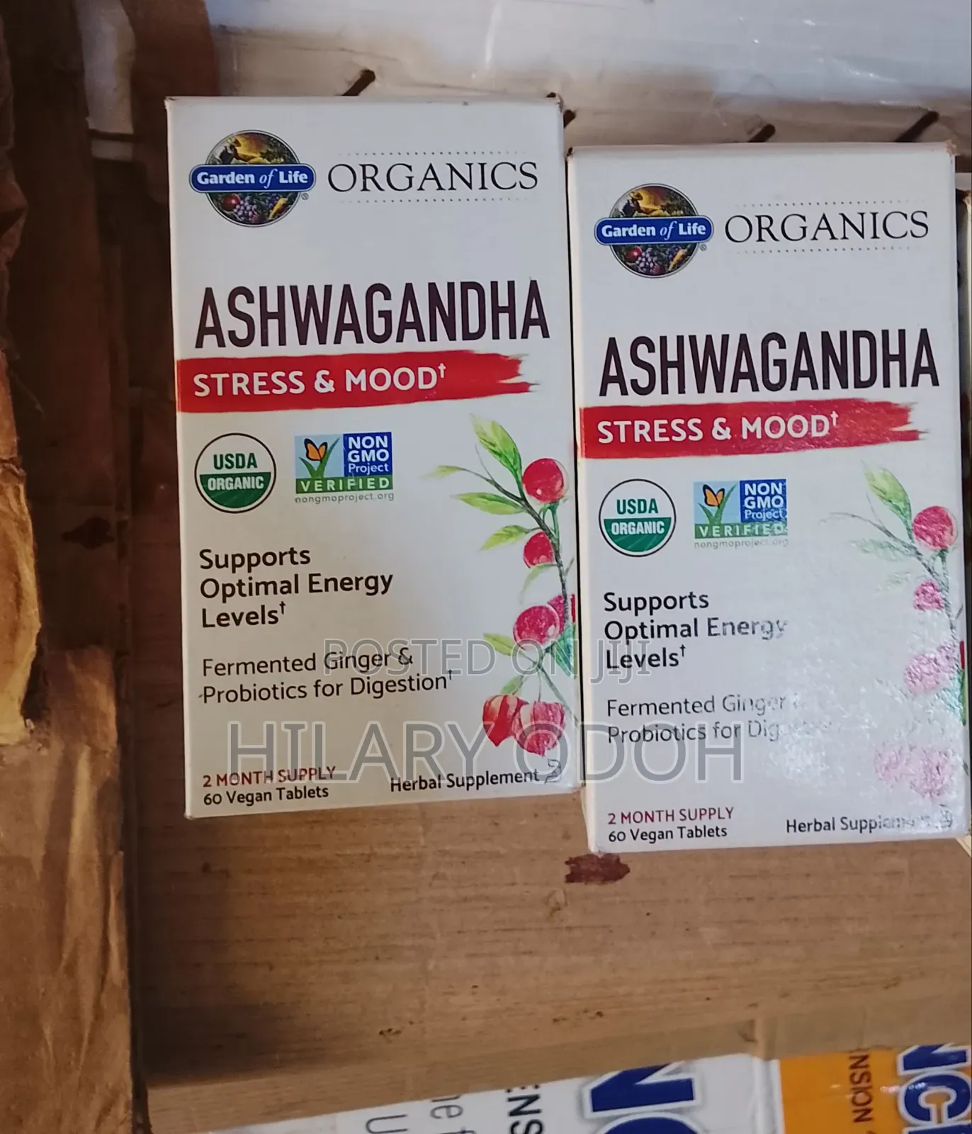 Garden of Life Organic Ashwagandha With Probiotics & Ginger,
