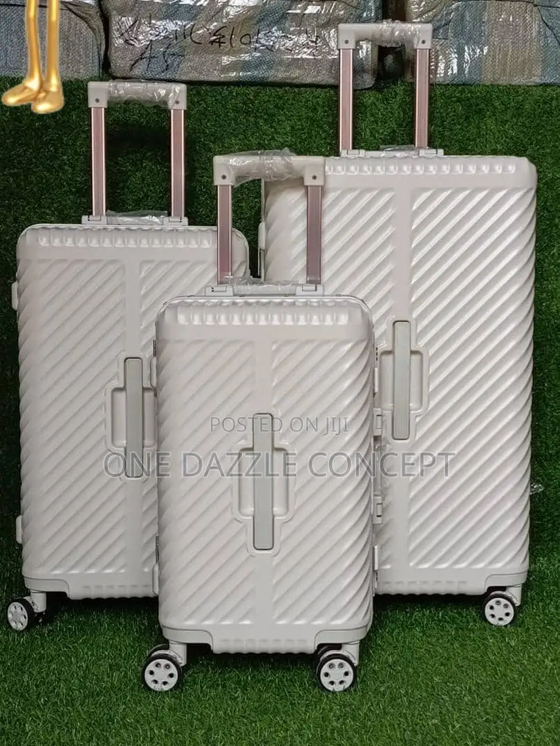 3pieces Hardside Rolling Unbreakable Rubber Luggage
