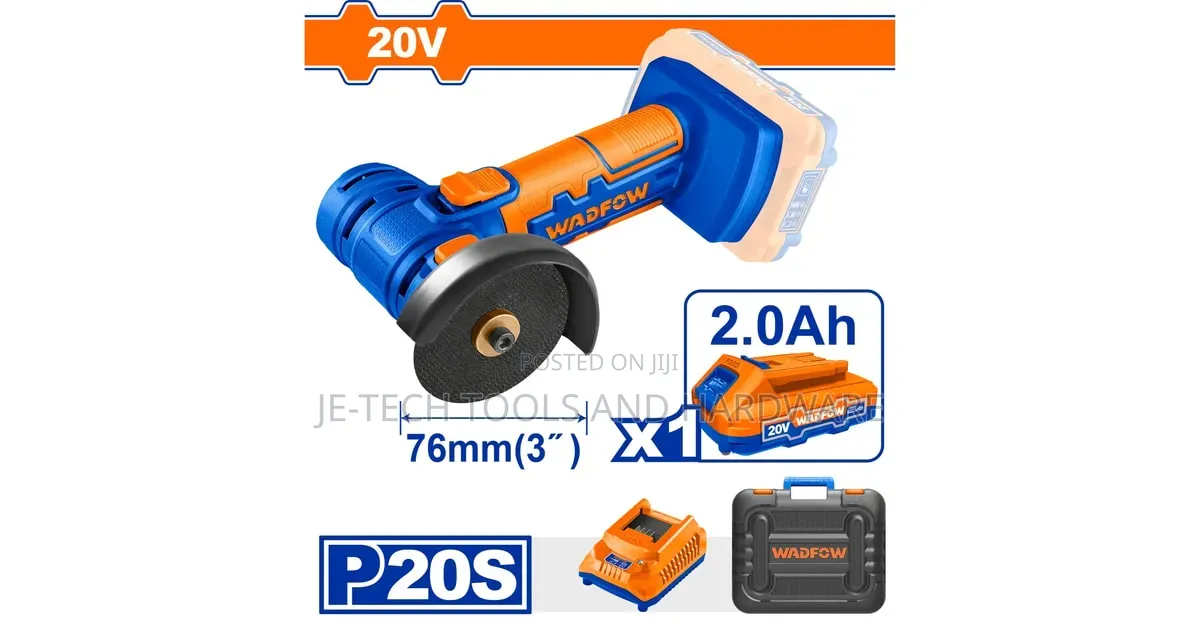 Wadfow (P20S Series) Wadfow 20V Cordless Mini Cut-Off Tool Kit