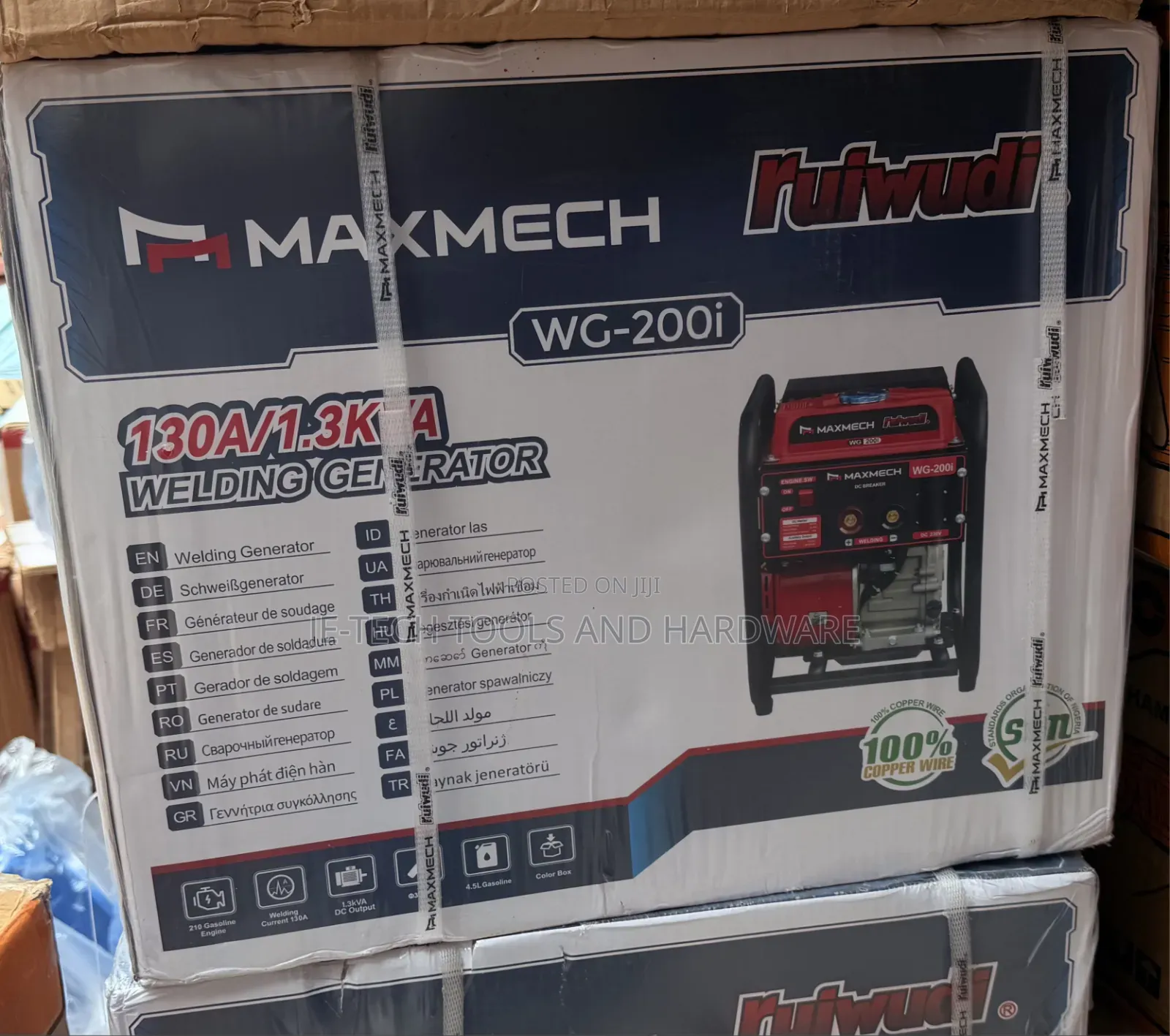 Maxmech Welding Generator 130A Start and Weld 1.3kva