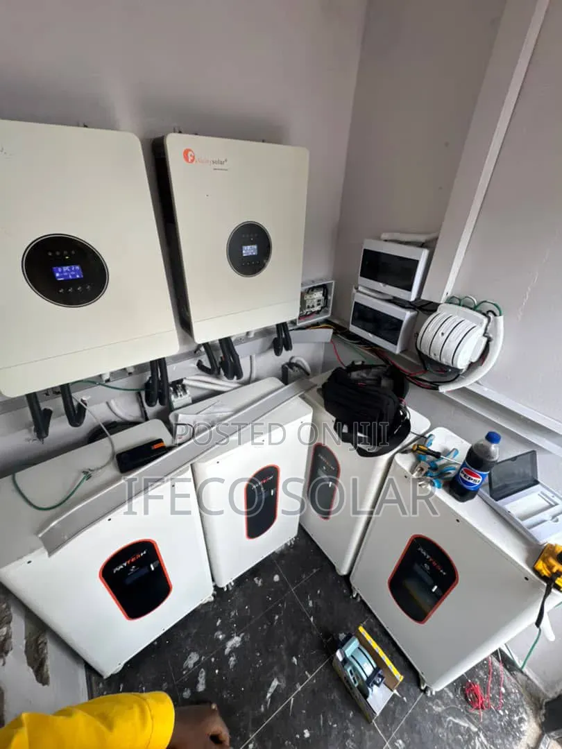 Full Installation of 4units of 15kwh Pattern Lithium Battery