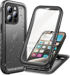 Full Waterproof 360 Military Case for iPhone 15 Pro Max