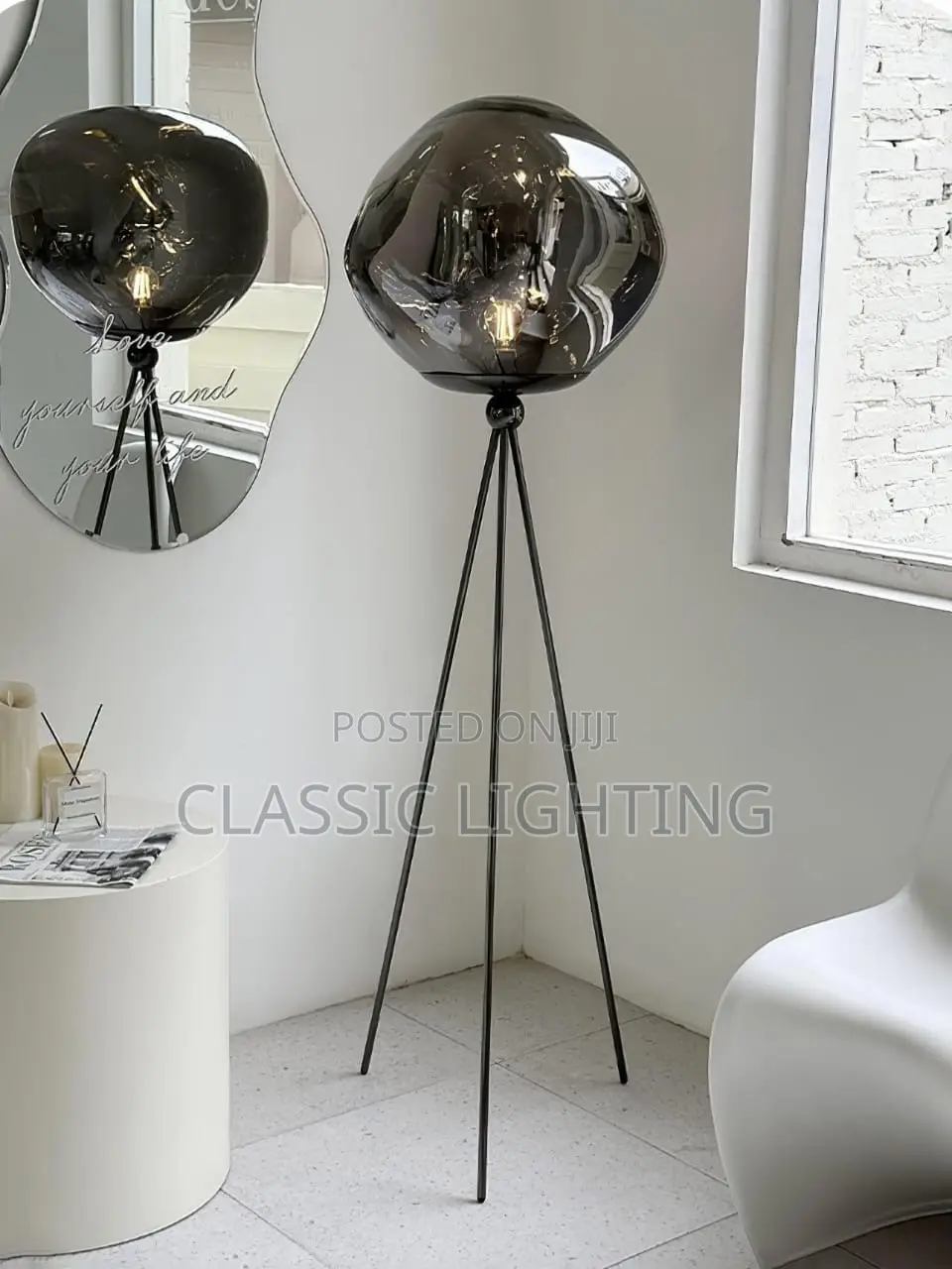 Glass Floor Lamps Sofa Bedside Table Stander Lamps Nordic Living Room