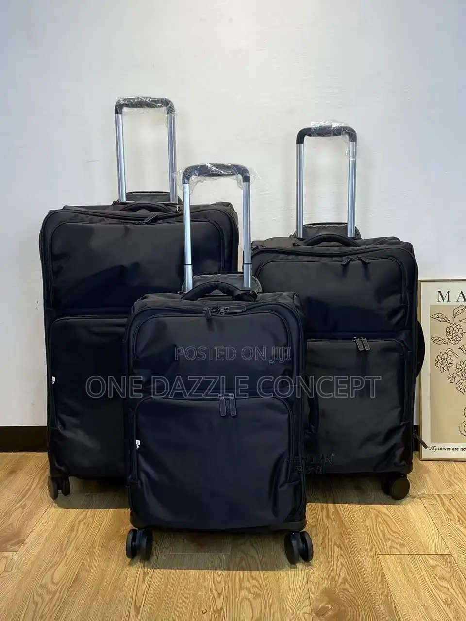 3 Pieces Softshell Lightweight Travel Set