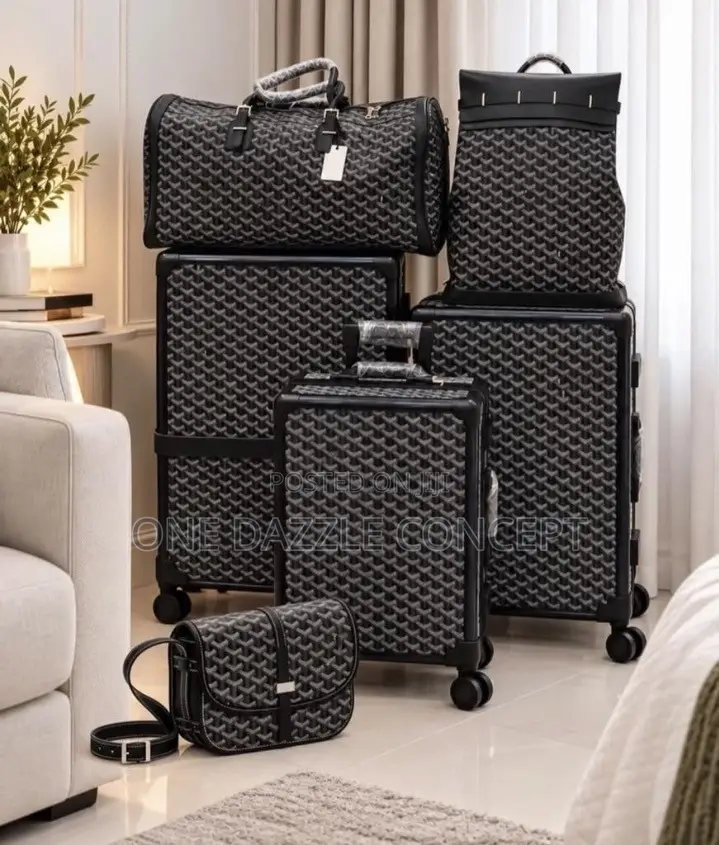 Go Yard Inspired 5pieces Luxury Travel Luggage and Bag Set