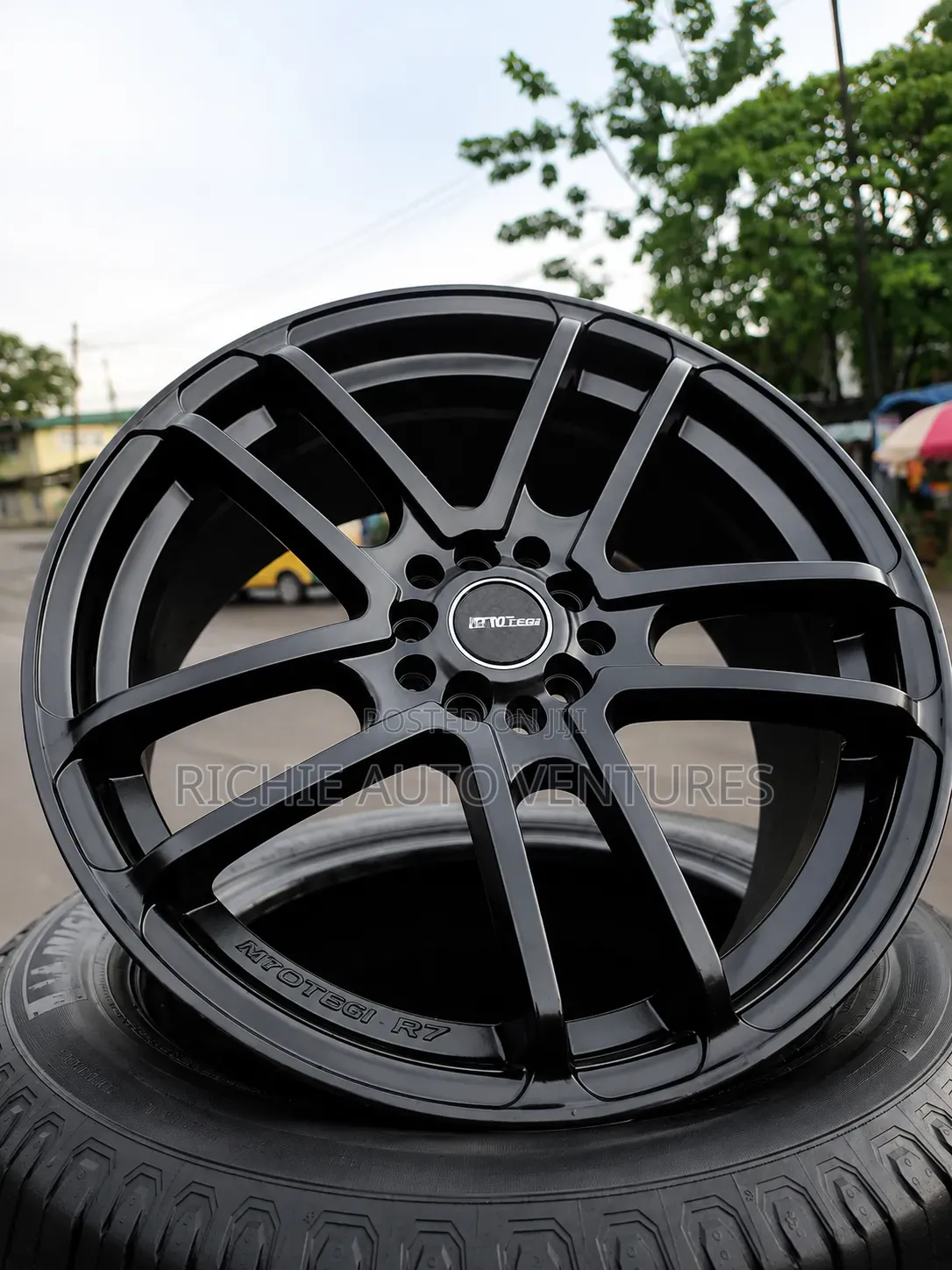 Mattblack 18-Inch Sport Rim, for Corolla and Other Cars.