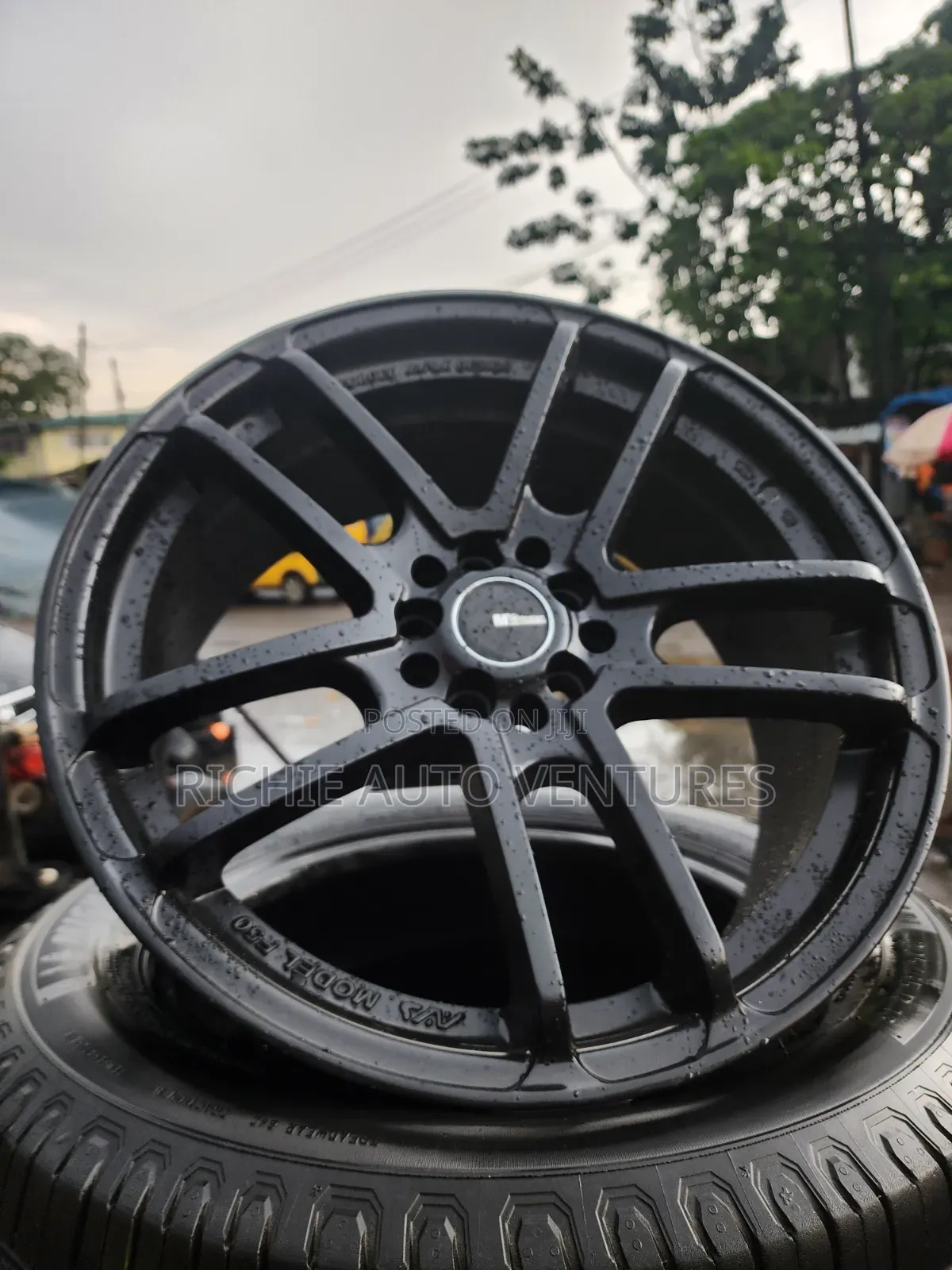 Mattblack 18-Inch Sport Rim, for Corolla and Other Cars.