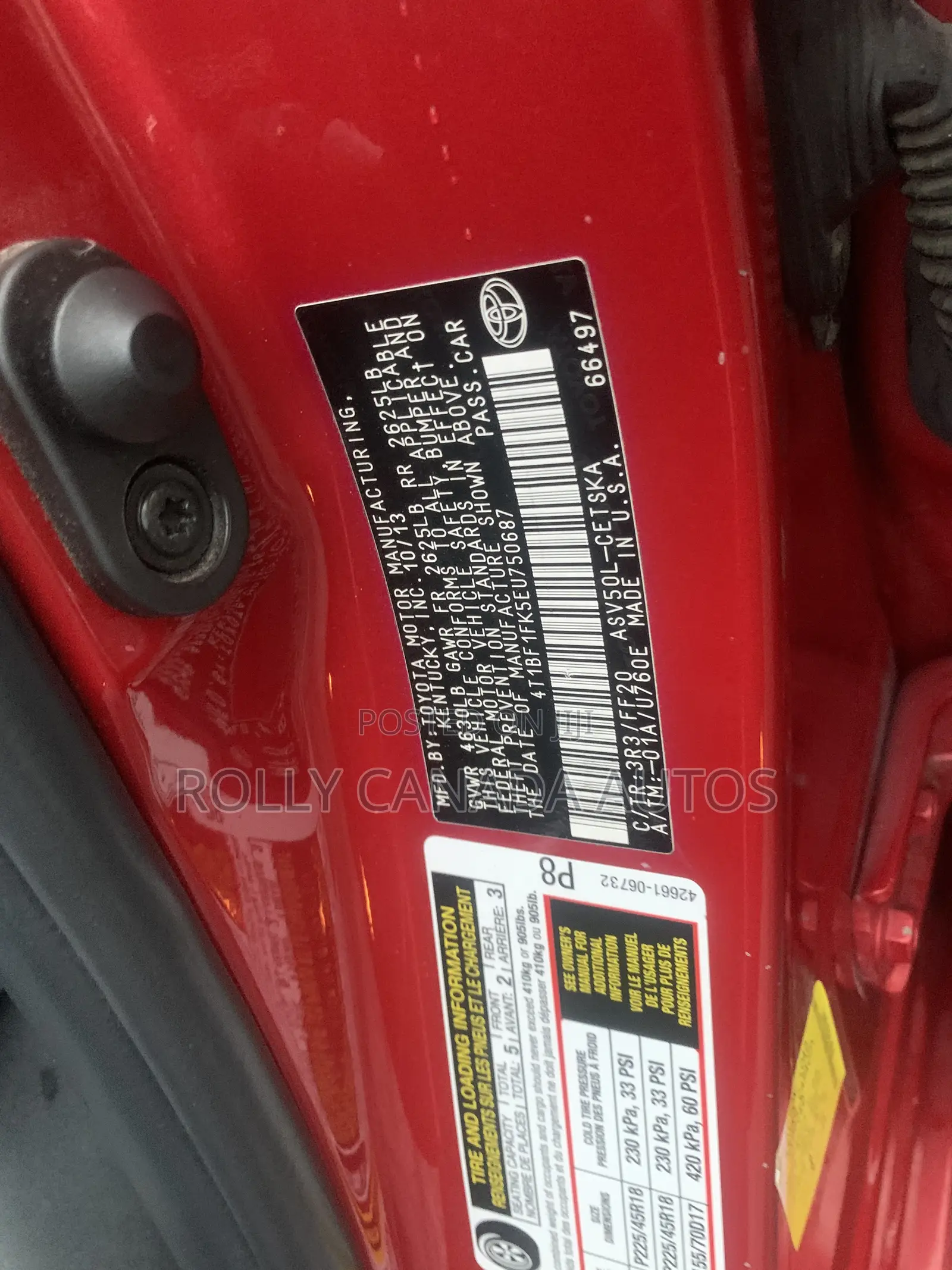 Toyota Camry SE 4dr Sedan (2.5L 4cyl 6A) 2013 Red