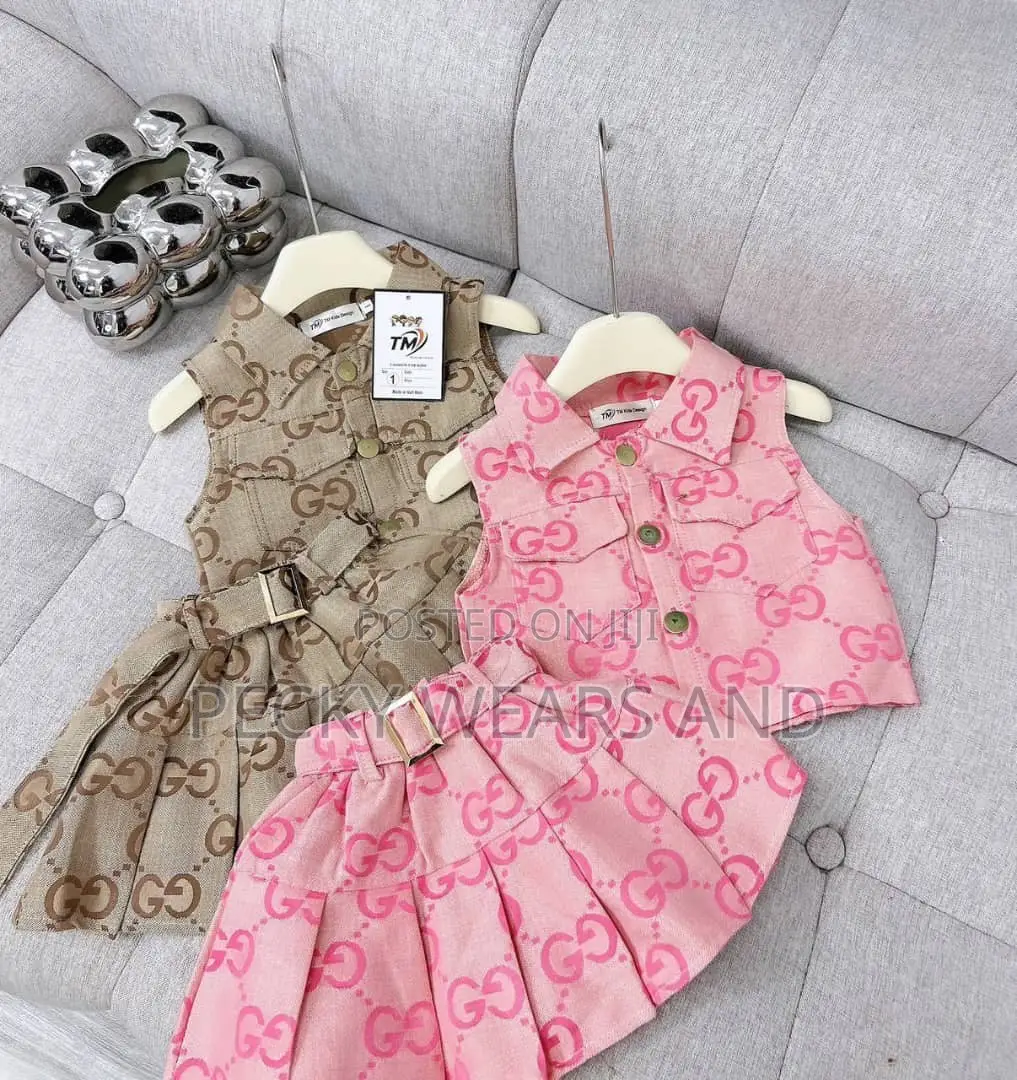 Luxury Girls Skirt Set