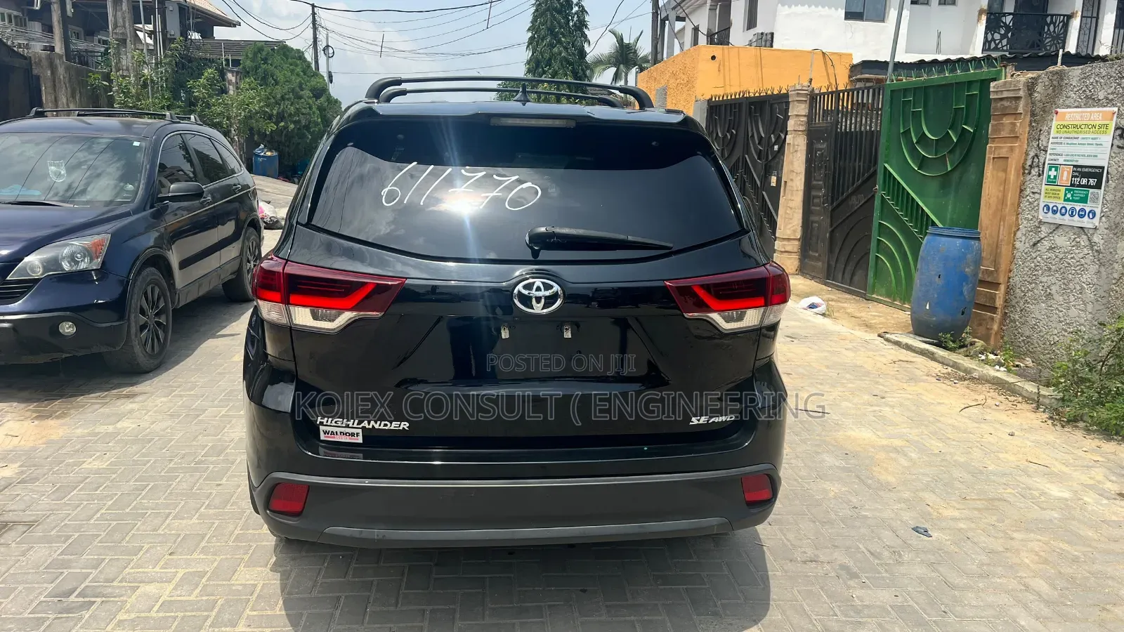 Toyota Highlander SE 2019 Black