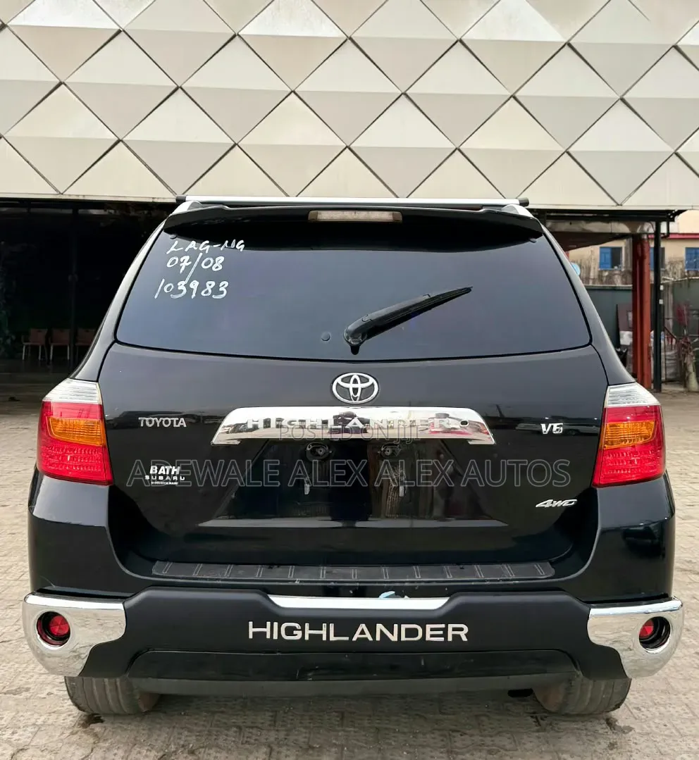 Toyota Highlander Limited 4x4 2009 Black