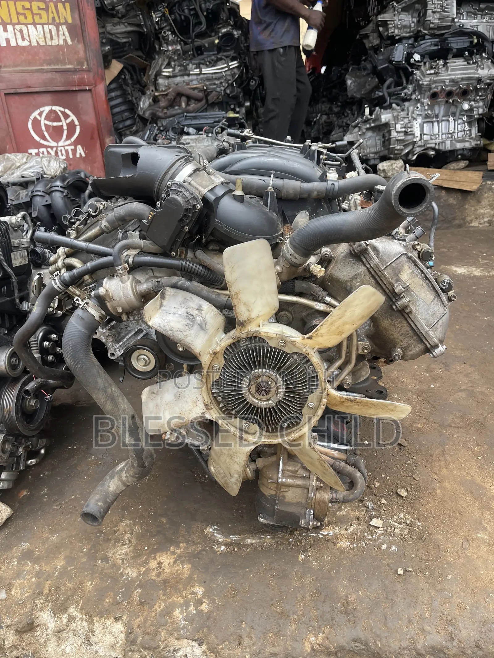 Lexus 460 Engine and Gear Box 3ur-V8