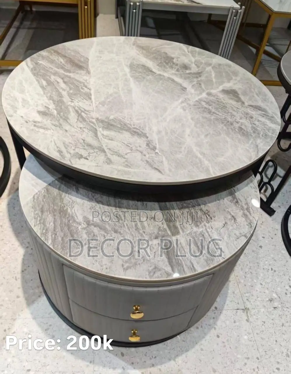 2 in 1 Marble Table