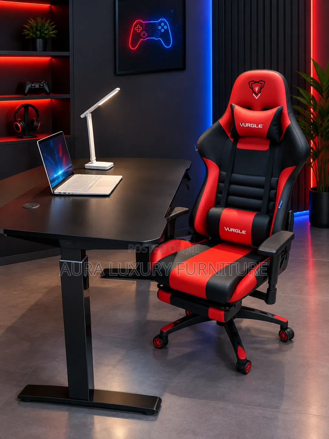 Modern Gaming Chair Ad Table
