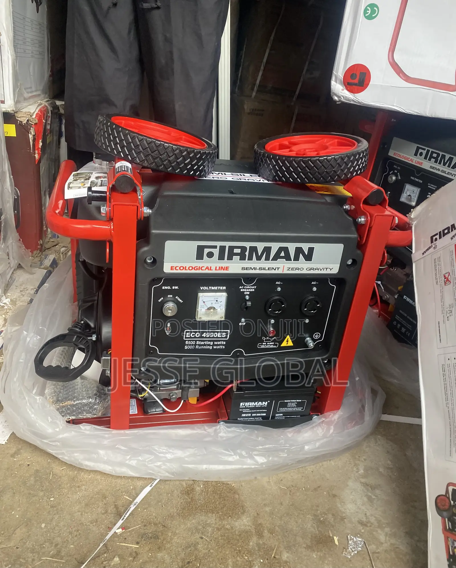 SUMEC FIRMAN Generator With Wheels and Key Starter