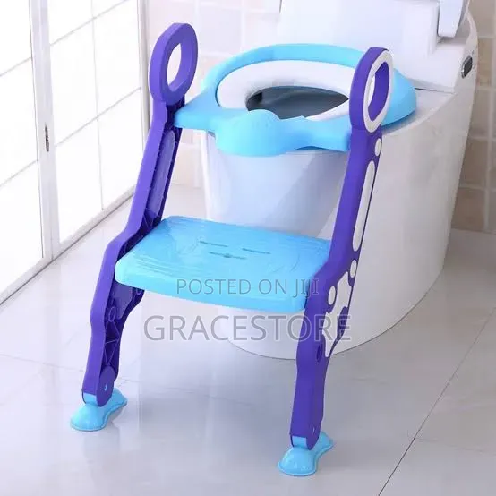 Foldable Children Toilet/Potty Seat/Training Ladder Chair