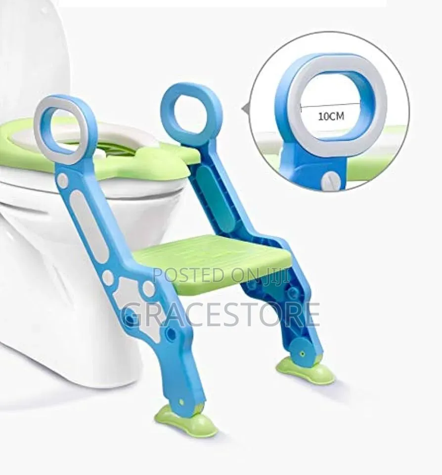 Foldable Children Toilet/Potty Seat/Training Ladder Chair