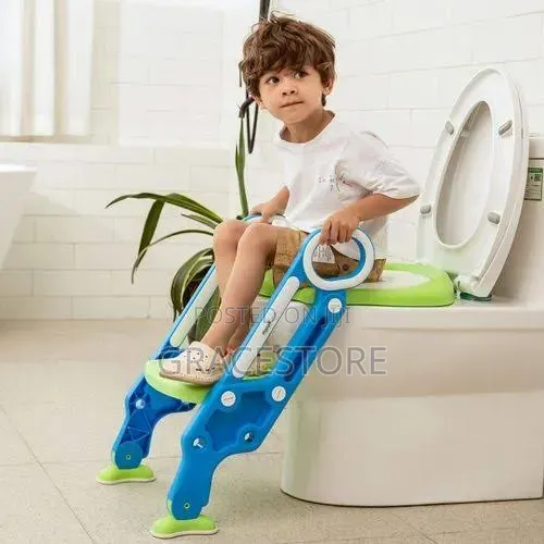 Foldable Children Toilet/Potty Seat/Training Ladder Chair
