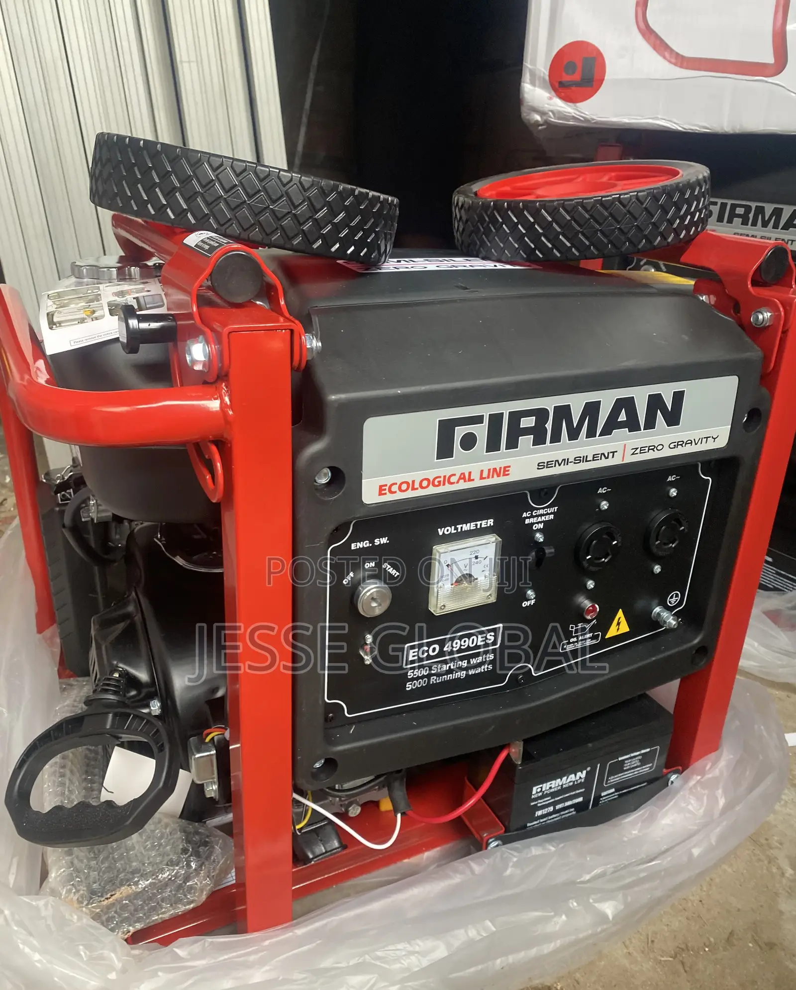 FIRMAN 7.0HP Generator With Tyres and Key Starter