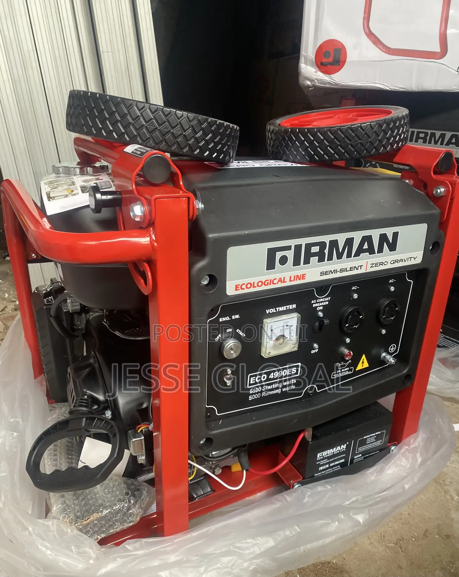 Firman Eco 4990es 5500w Generator With Wheels