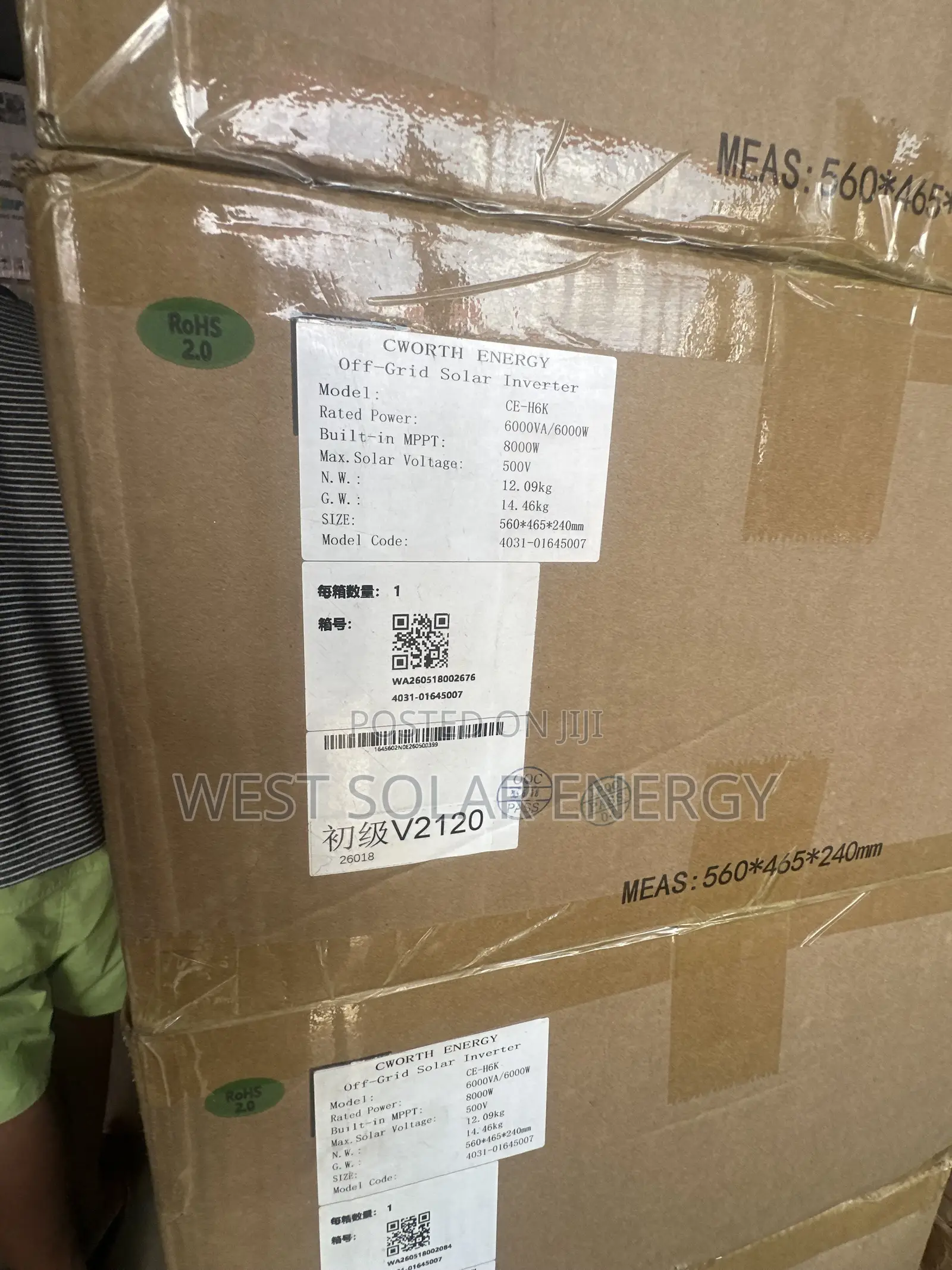 6KVA 48V Cworth Energy Hybrid Solar Inverter,