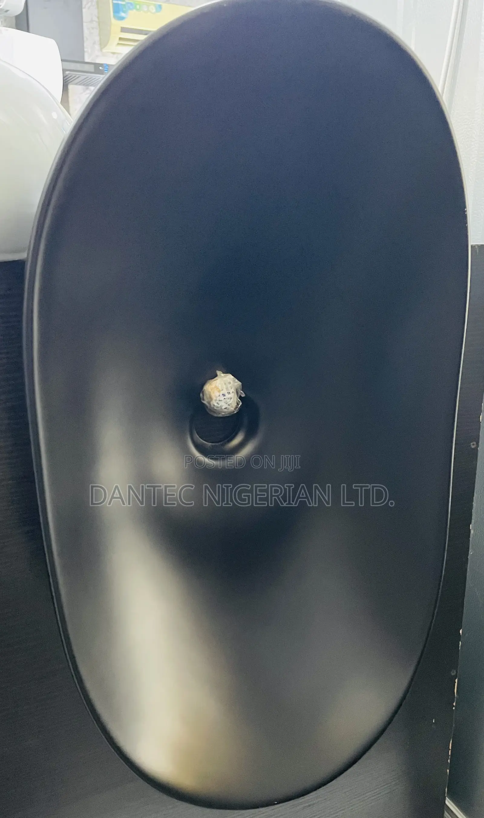 Matt Black Oval Counter Top Basin