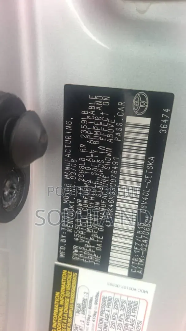 Toyota Camry 2008 Silver