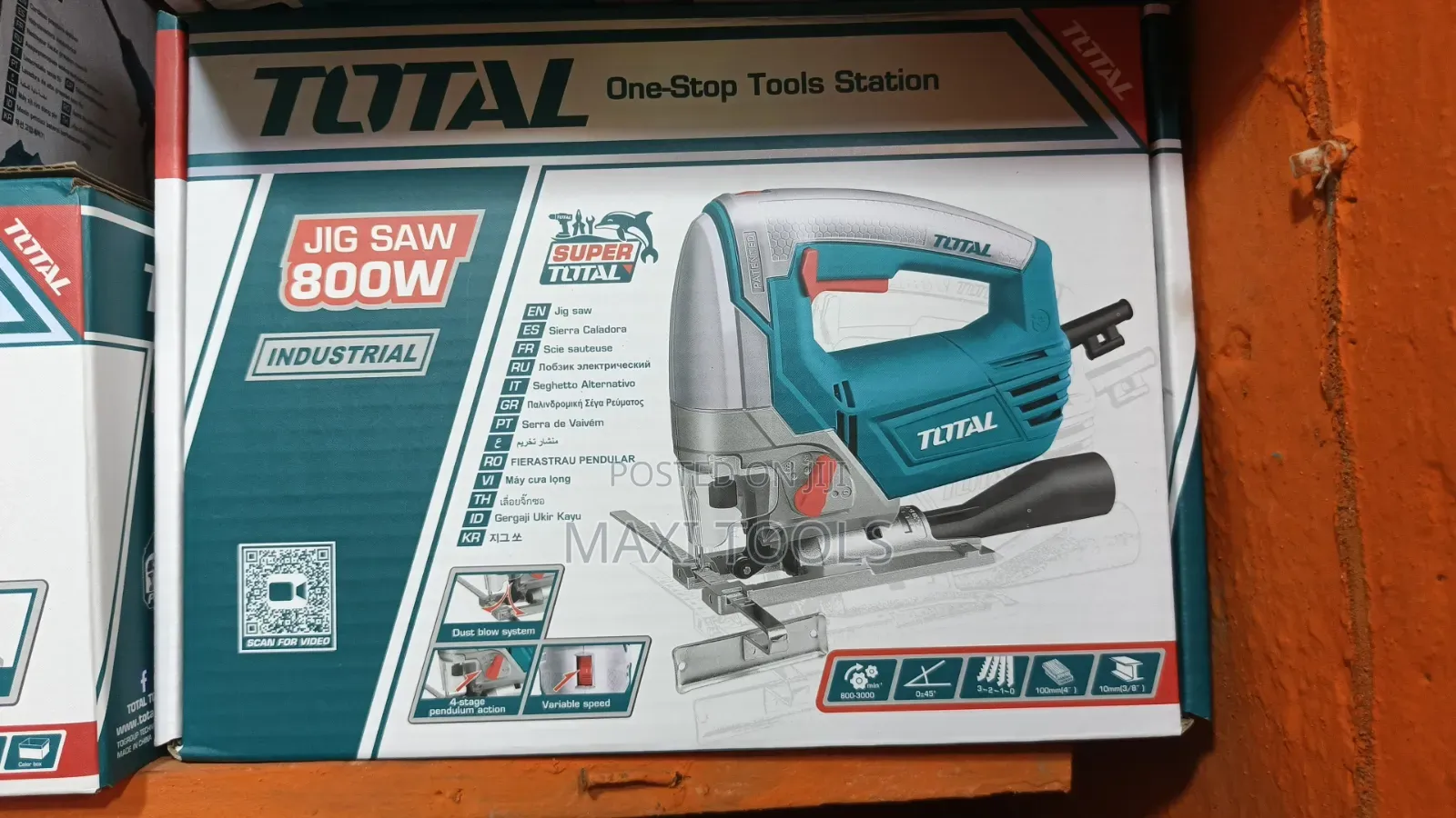 TOTAL 800W Industrial Jig Saw (Model TS). This Heavy-Duty