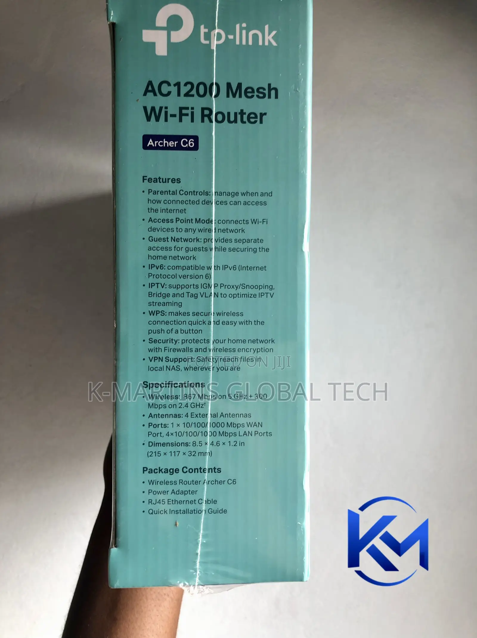 TP-Link Archer C6 AC1200 Dual Band WiFi Router