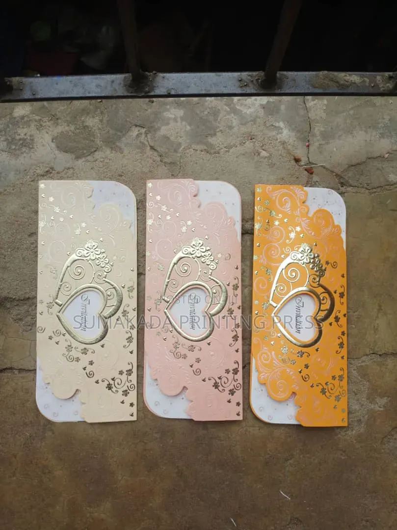 Invitation Cards for All Occasions |Wedding, Naming, Church Programmes