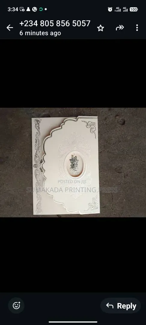 Invitation Cards for All Occasions |Wedding, Naming, Church Programmes