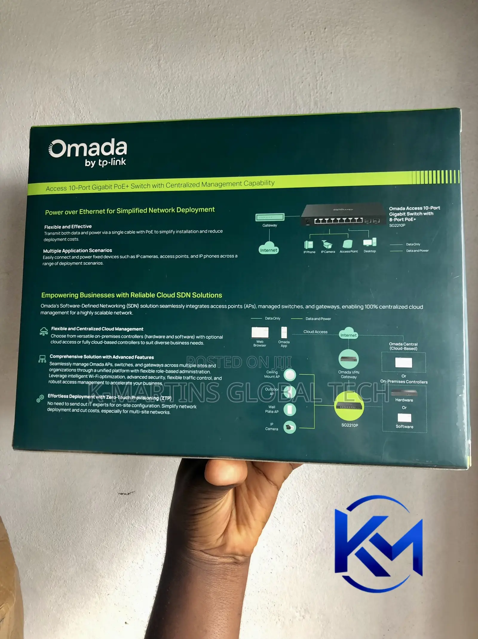 TP-Link Omada SG2210P 10-Port Gigabit PoE+ Managed Switch