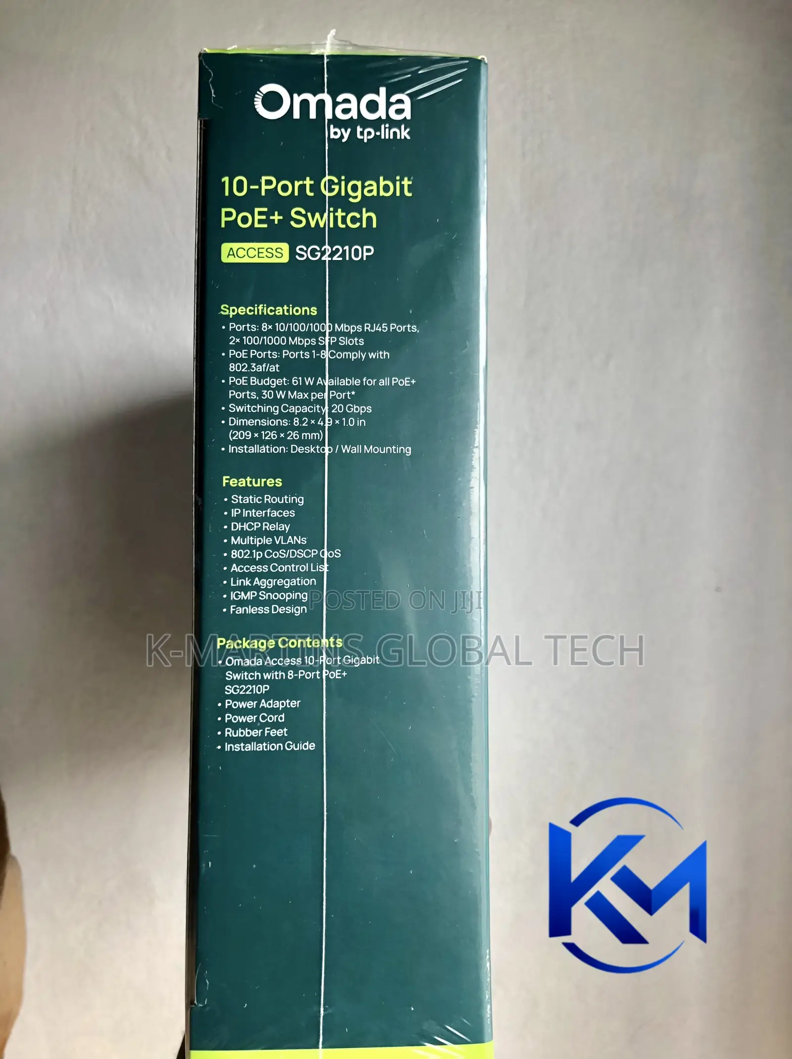 TP-Link Omada SG2210P 10-Port Gigabit PoE+ Managed Switch