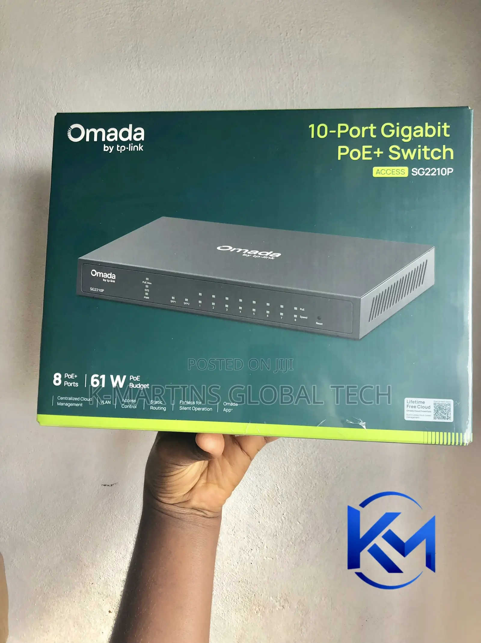 TP-Link Omada SG2210P 10-Port Gigabit PoE+ Managed Switch