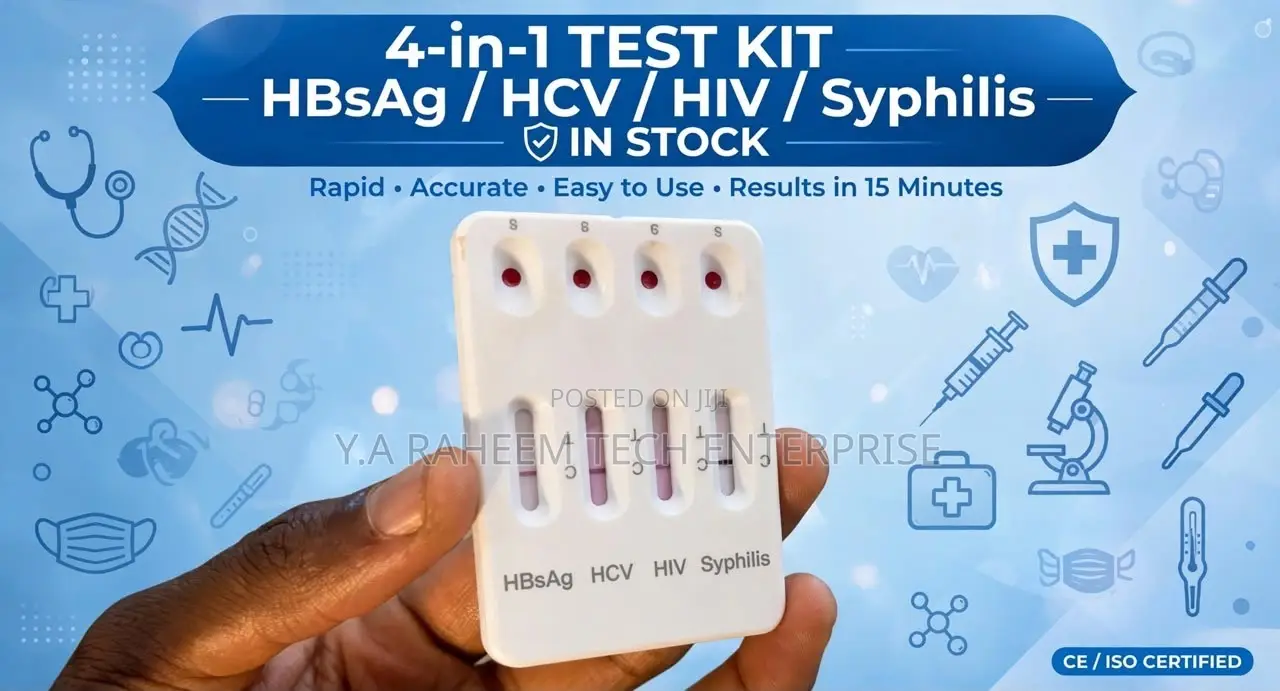 4-in-1 Infectious Disease Rapid Test Cassette HBsAg/ HCV/HIV/ Syphilis