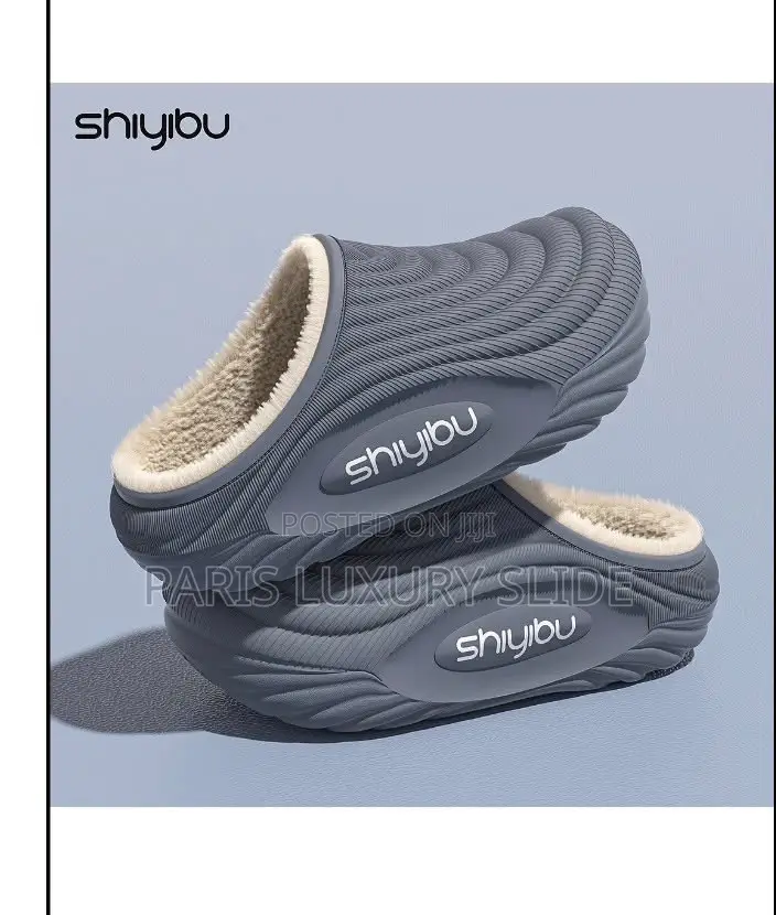 Shiyibu Fur Lined Clog - Fashion Wave Clog Mule - Thick Platform- Warm