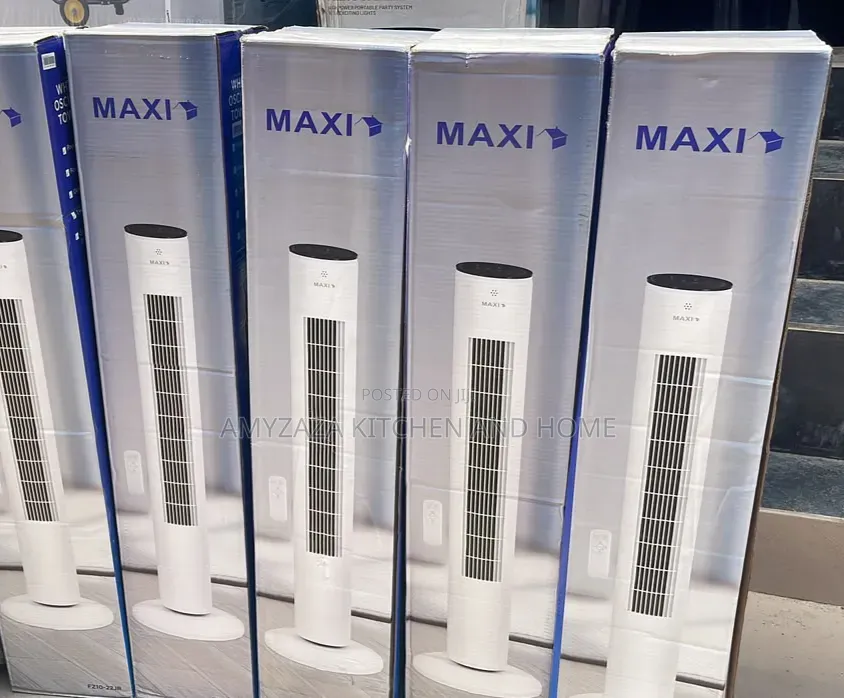 Maxi 40-Inch Oscillating Tower Fan (Model: 10-22jr).