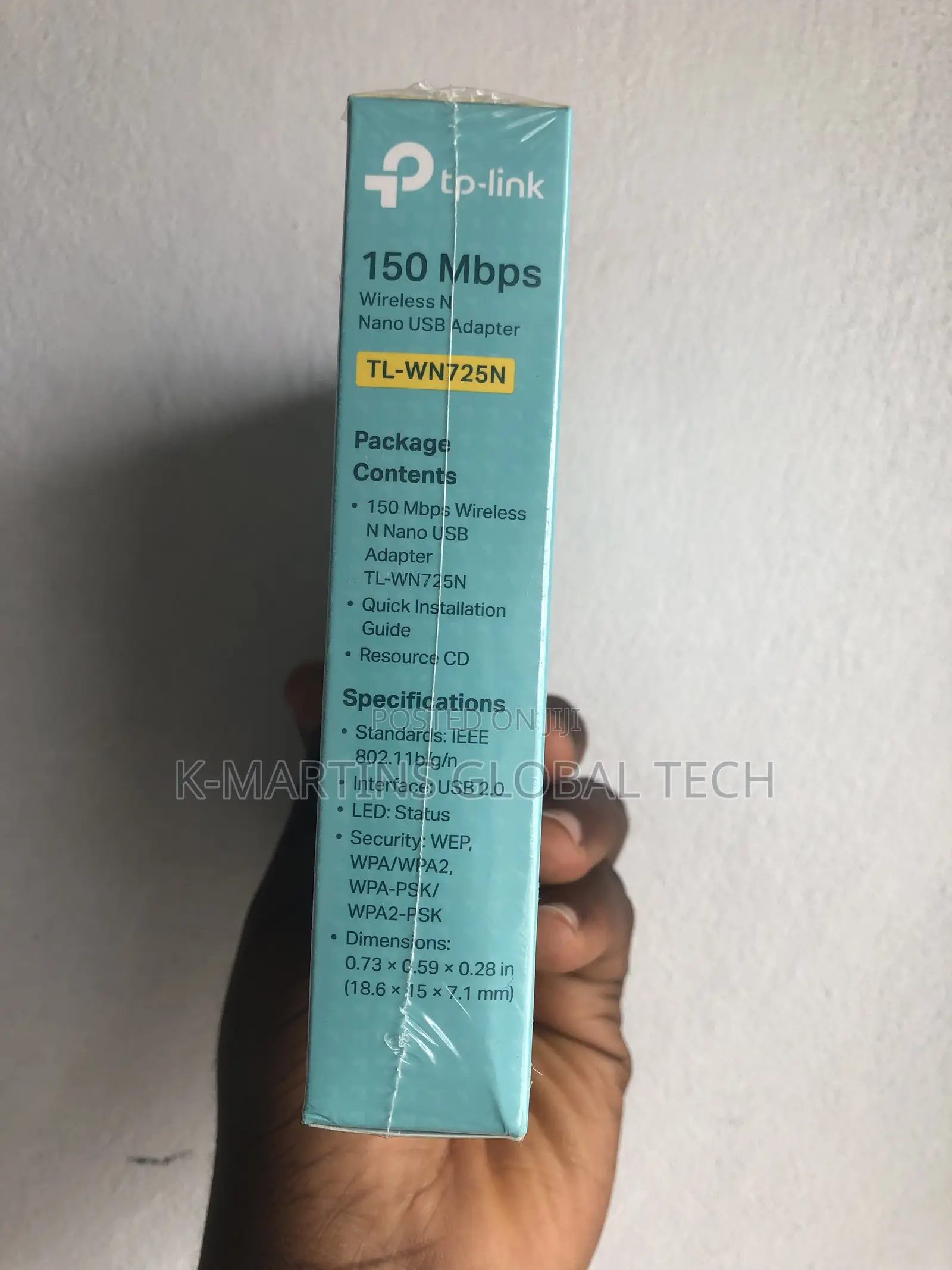 TP-Link TL-WN725N Nano USB WiFi Adapter 150Mbps