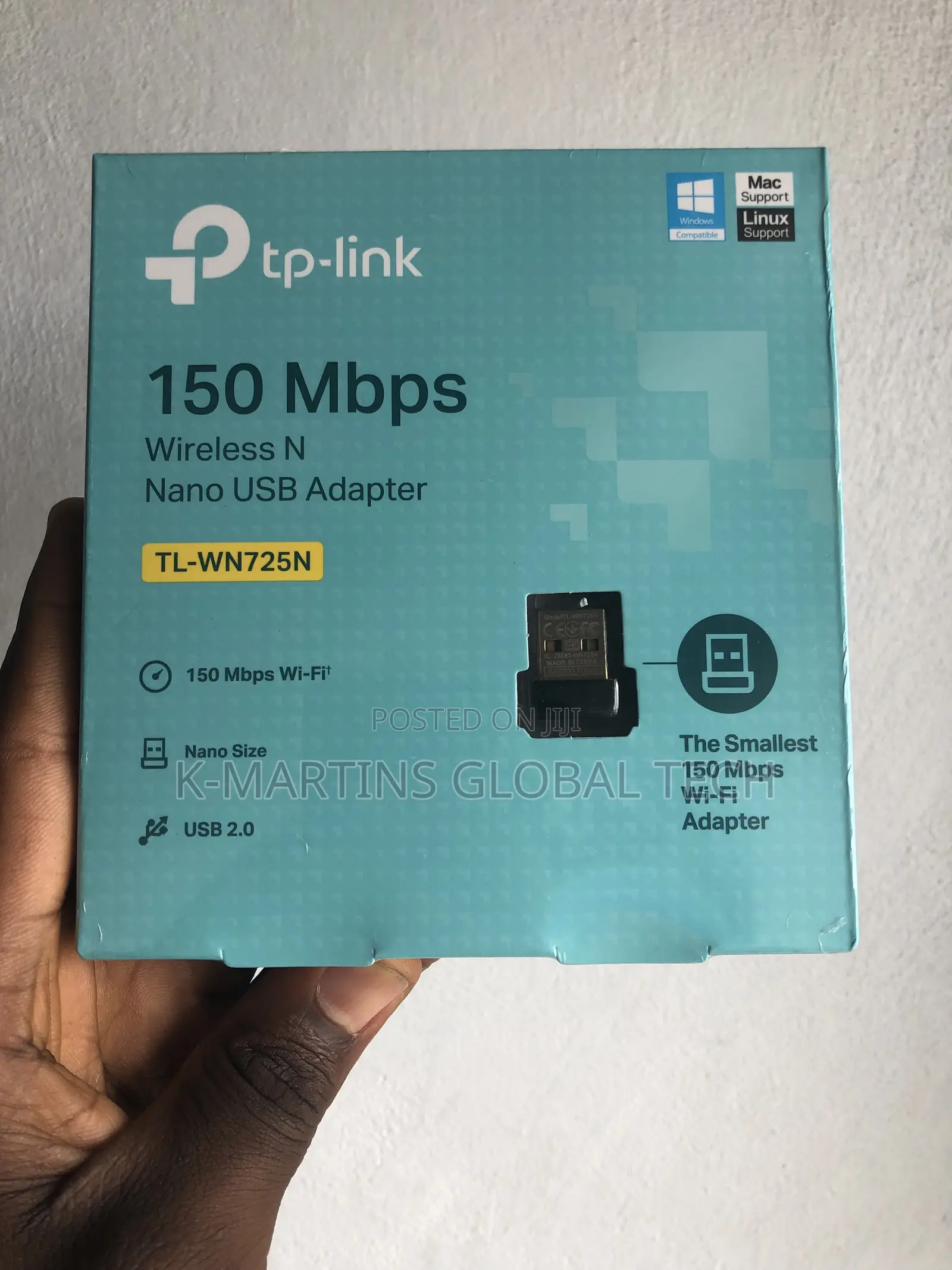 TP-Link TL-WN725N Nano USB WiFi Adapter 150Mbps