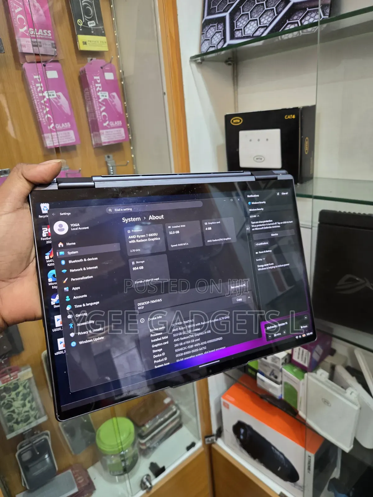 New Laptop Lenovo Yoga 9 32GB AMD Ryzen 7 SSD 1T