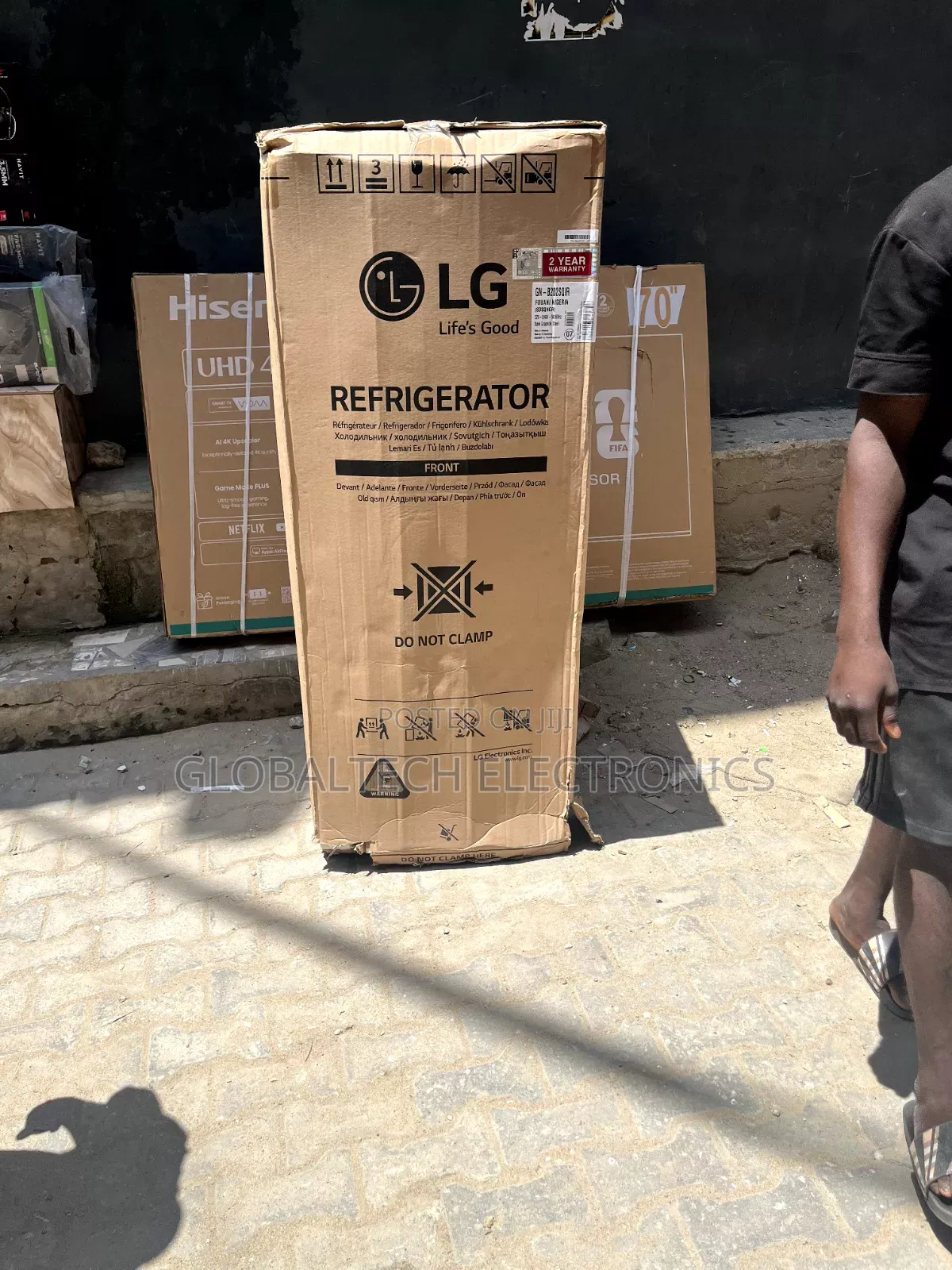 LG Top Freezer Refrigerator 205L (GN-B202SQIR)