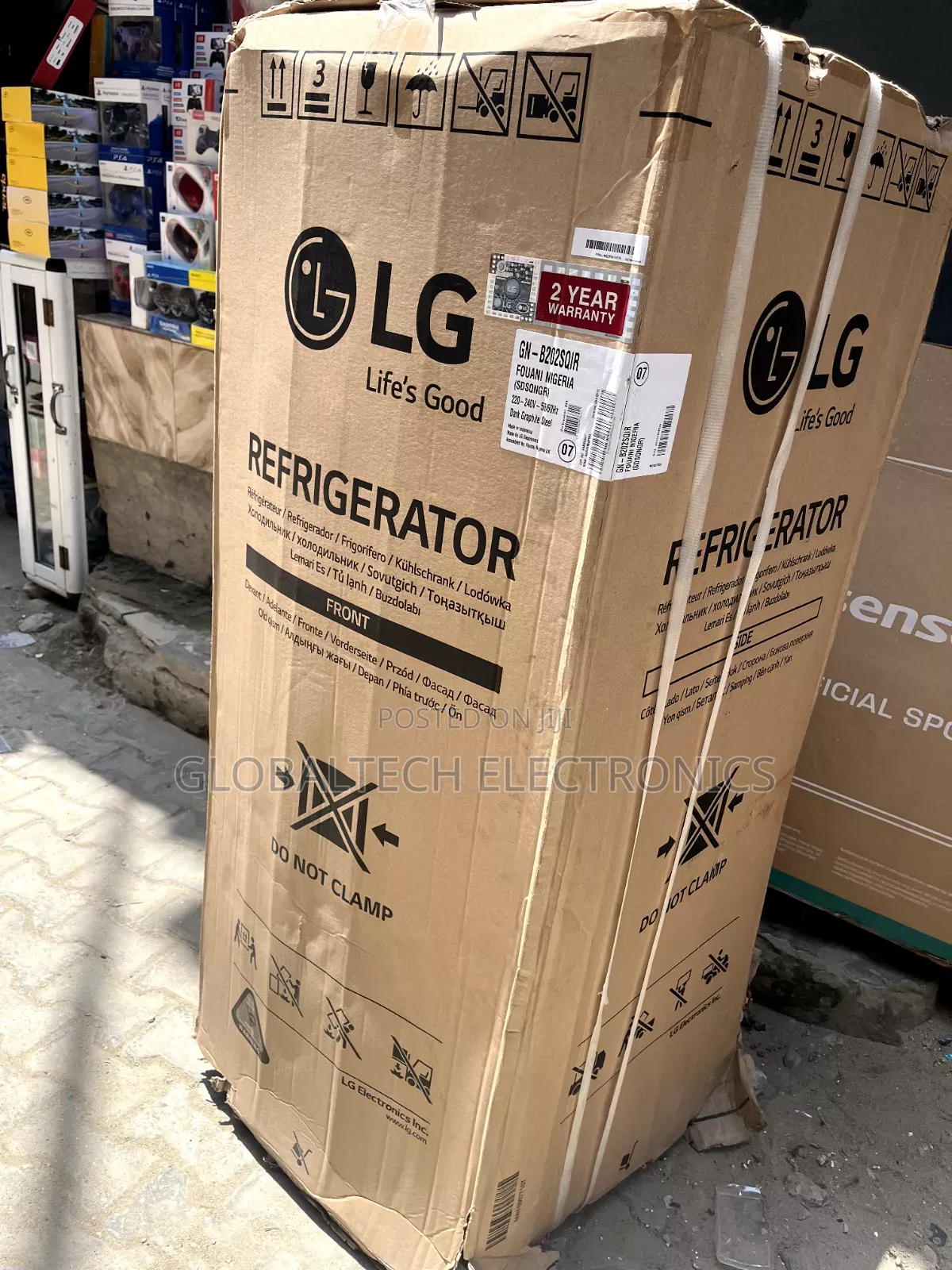 LG Top Freezer Refrigerator 205L (GN-B202SQIR)