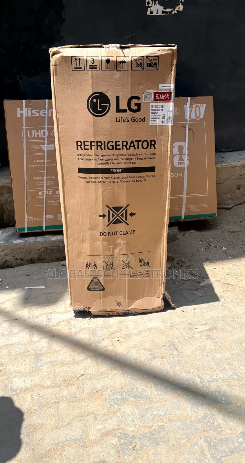 LG Top Freezer Refrigerator 205L (GN-B202SQIR)