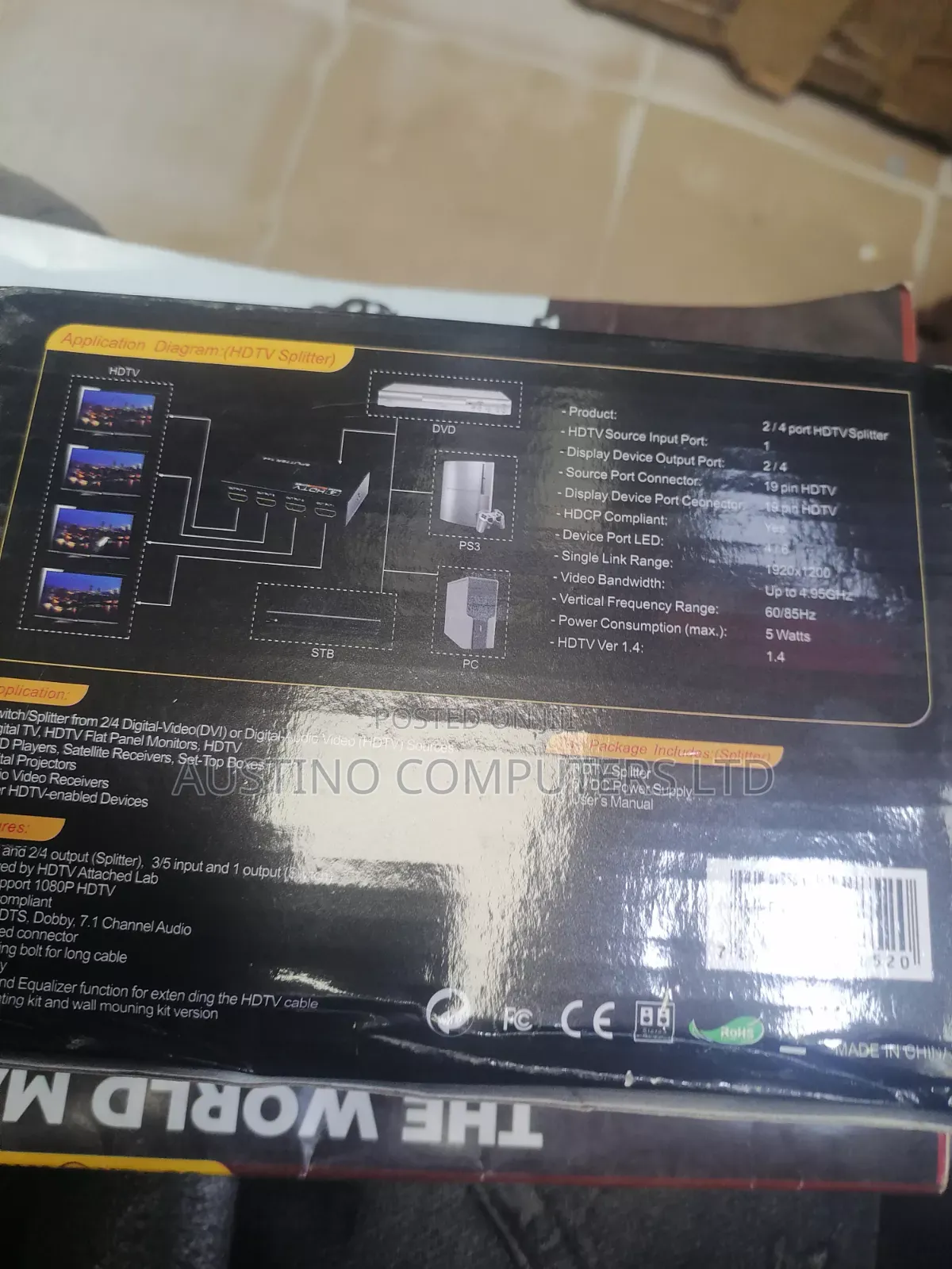 HDTV 1080p 3d Splitter