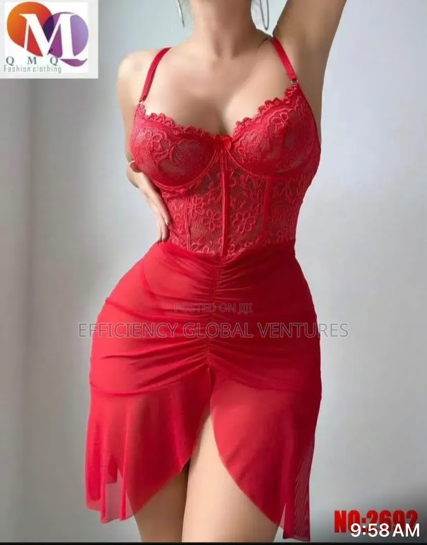 Sexy Lace Corset Asymmetrical Midi Dress–Bodycon Nightwear/ Club Wear