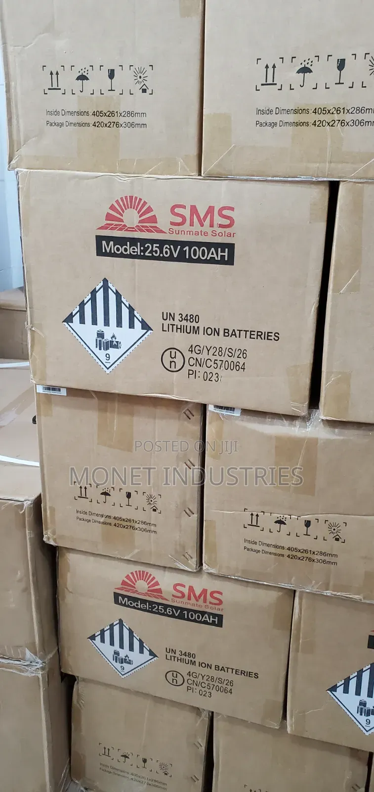 2.56kwh 24v SMS Lithium Batteries